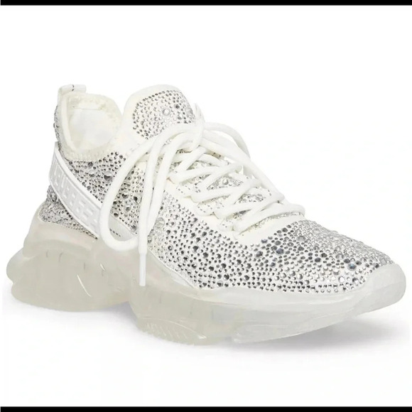 Steve Madden Maxima-R sneakers White HTF size 9 - Picture 1 of 10